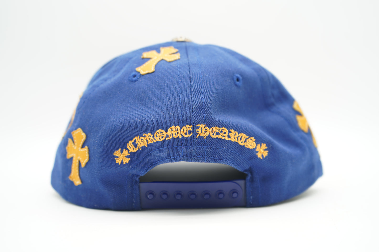 Chrome Hearts Cross Patch Cap Blue/Yellow