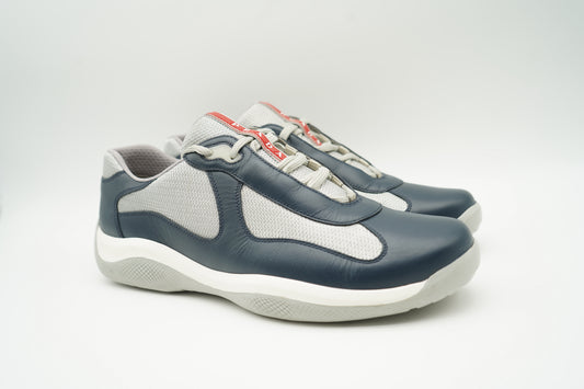 Prada Americas Cup Leather Navy/Gray