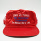 Vintage 1993 Lewis vs Tucker Championship Boxing Hat