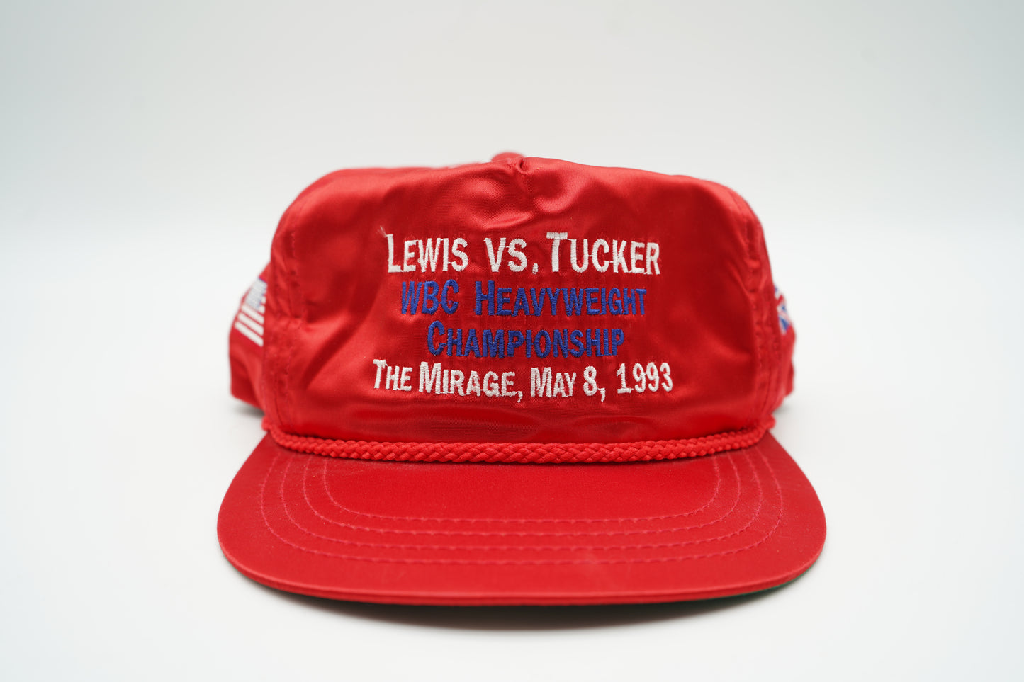 Vintage 1993 Lewis vs Tucker Championship Boxing Hat