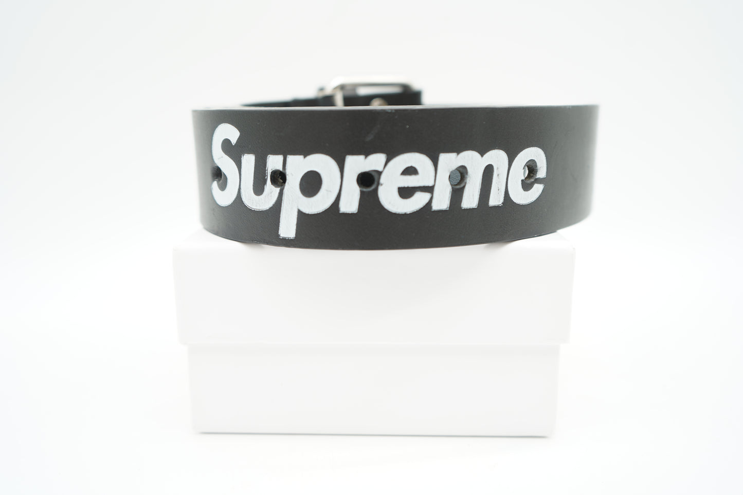 Supreme Repeat Leather Belt (FW25)