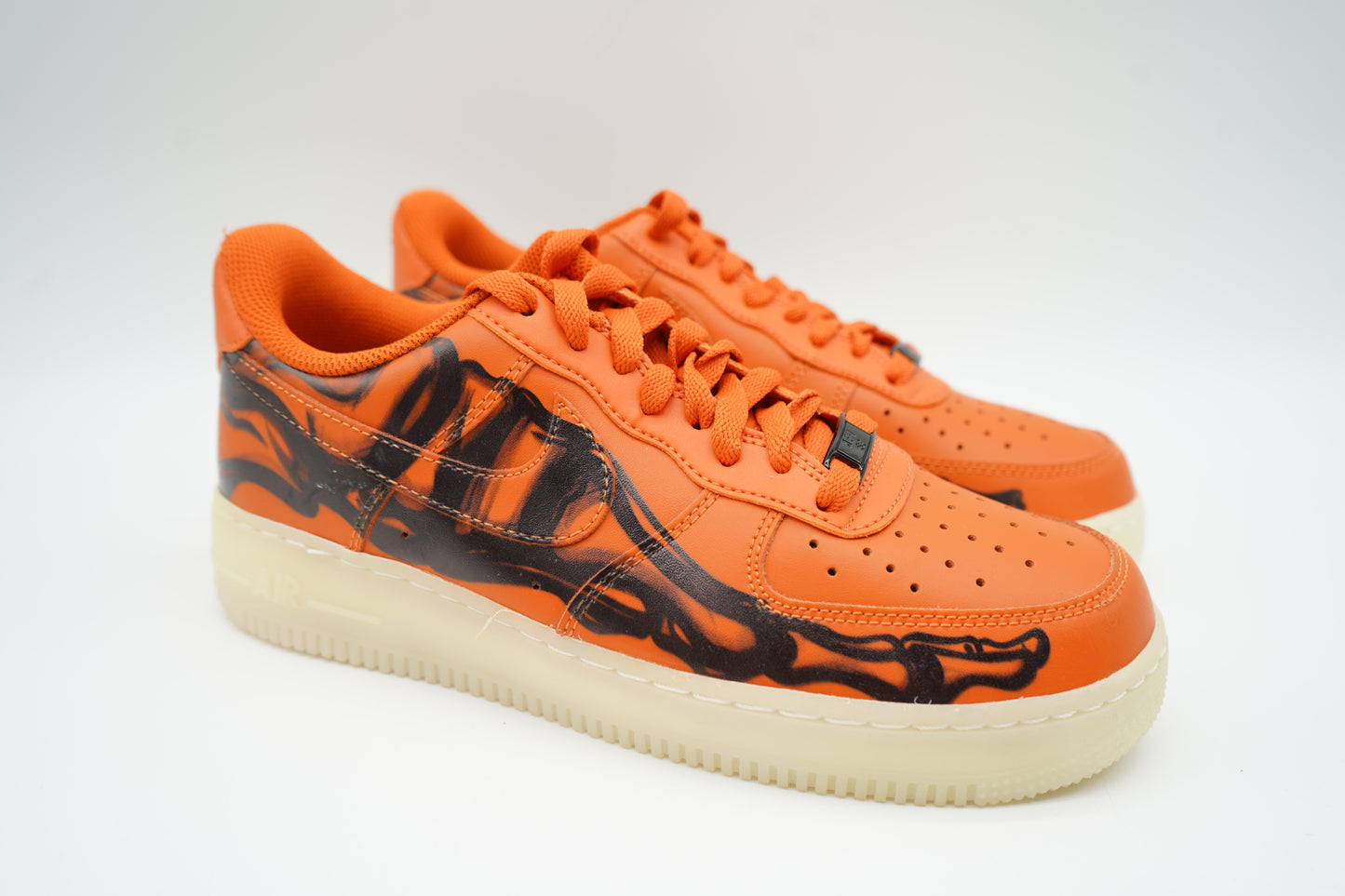 Nike Air Force 1 Low Orange Skeleton Halloween (2020)