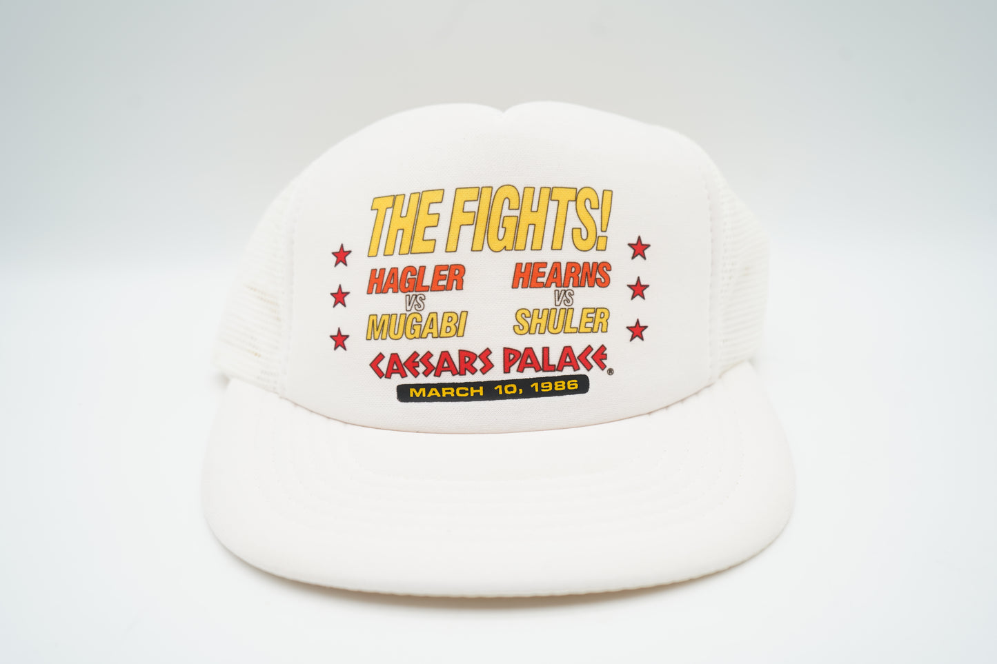 Vintage 1986 The Fights Boxing Trucker Hat
