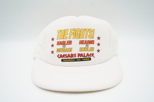Vintage 1986 The Fights Boxing Trucker Hat