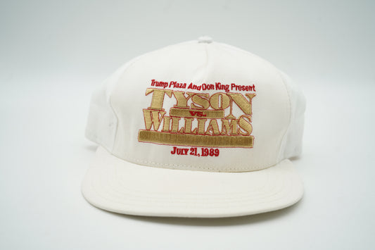Vintage 1989 Tyson vs Williams Boxing Snapback Hat