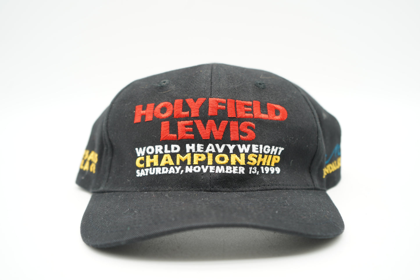 Vintage 1999 Holyfield vs Lewis Heavyweight Champs Snapback Hat