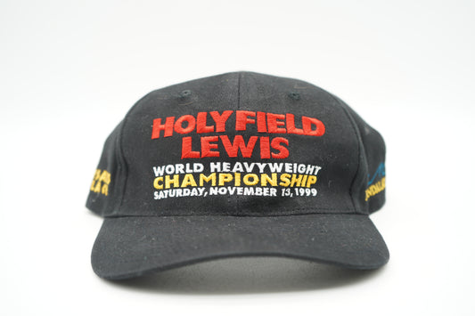 Vintage 1999 Holyfield vs Lewis Heavyweight Champs Snapback Hat