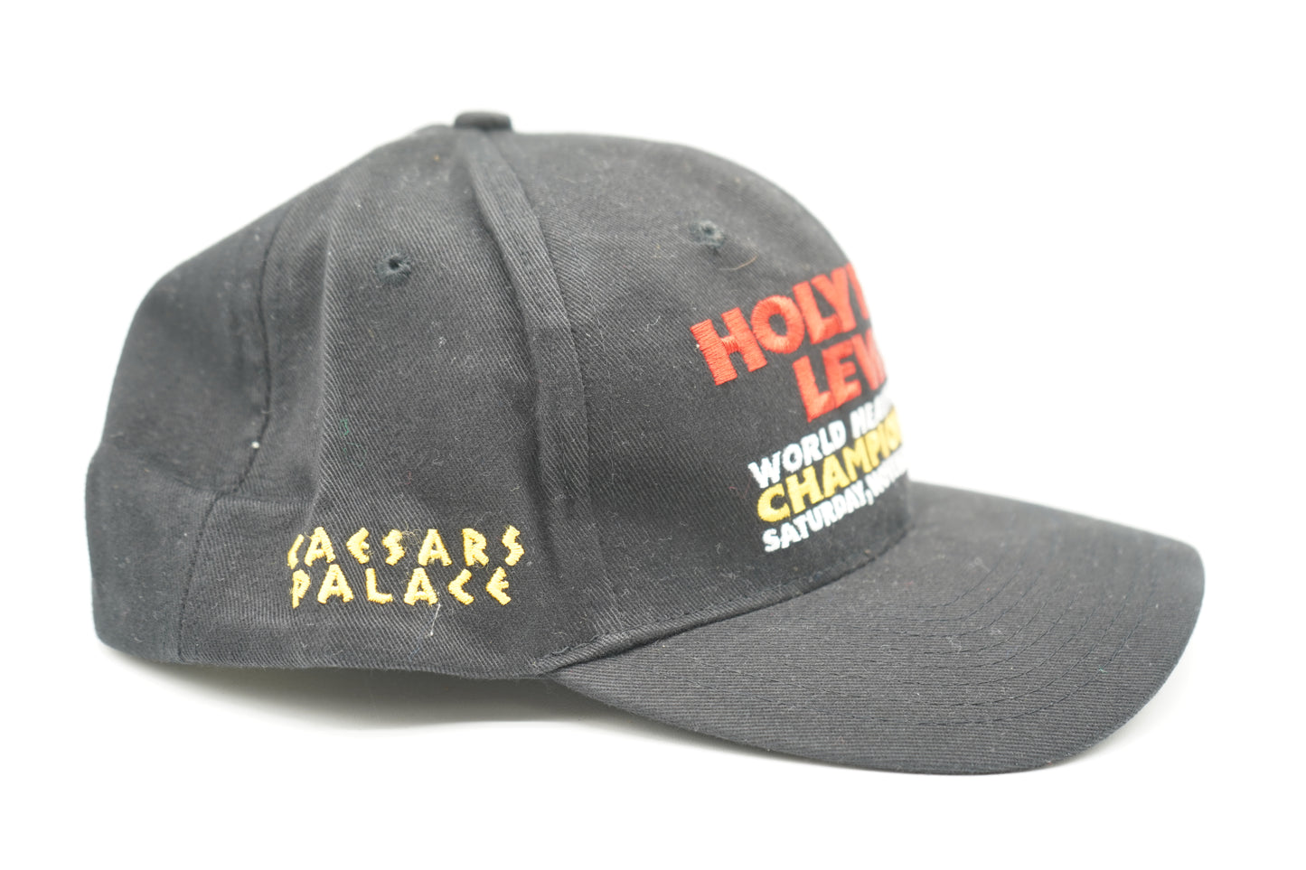 Vintage 1999 Holyfield vs Lewis Heavyweight Champs Snapback Hat