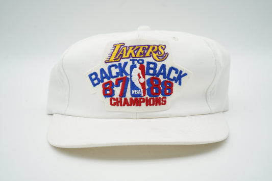 Vintage Lakers 87-88 B2B Champs Snapback Hat