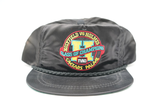 Vintage 90's Holyfield Class of Champions Satin Strapback Hat