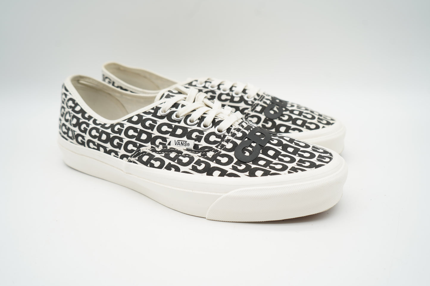 Vans Authentic Comme Des Garcons Black Heel Tab (Curved Rubber)
