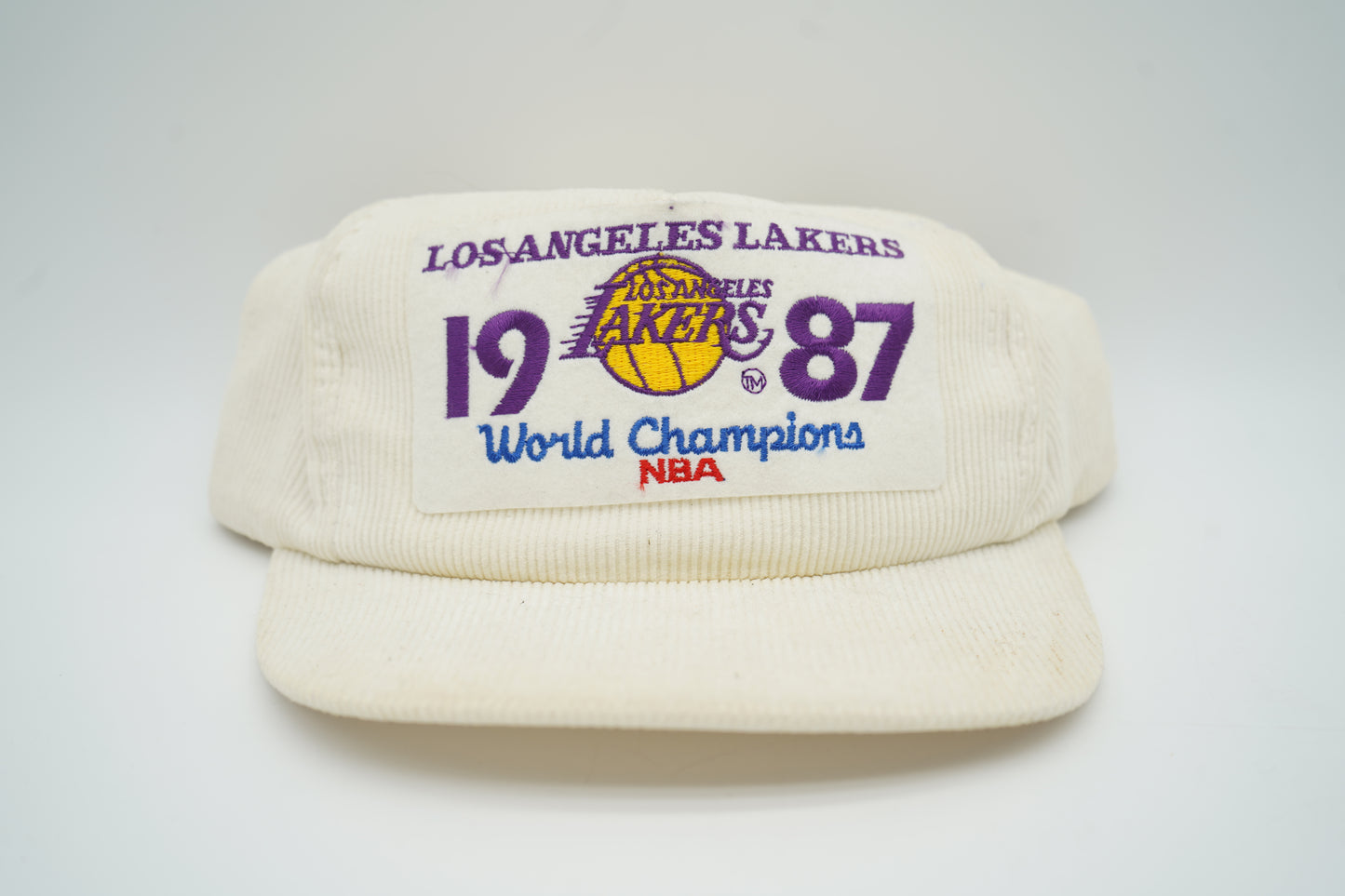 Vintage 1987 La Lakers World Champs Snapback Hat