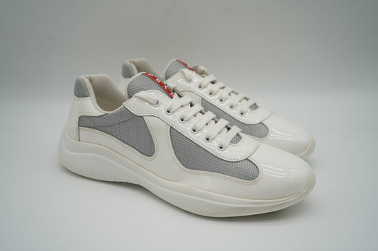 Prada American Cup White Grey
