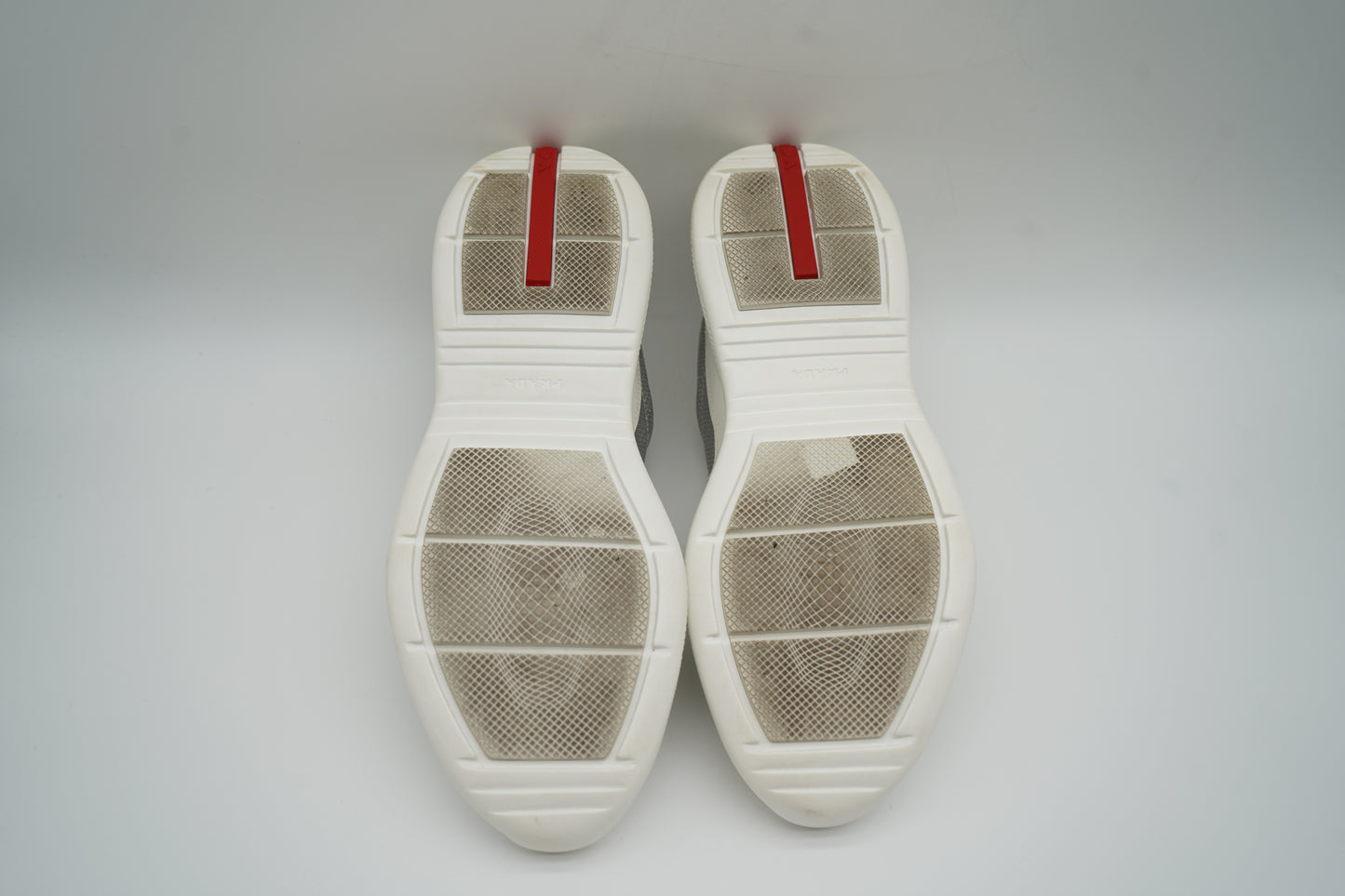 Prada American Cup White Grey