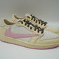 Travis Scott Shy Pink Jordan 1 Retro Low