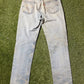 Vintage Orange Tab Levis Distressed Jeans