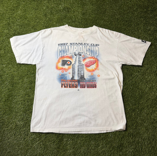 Vintage 1997 Red Wings vs Flyers Championship