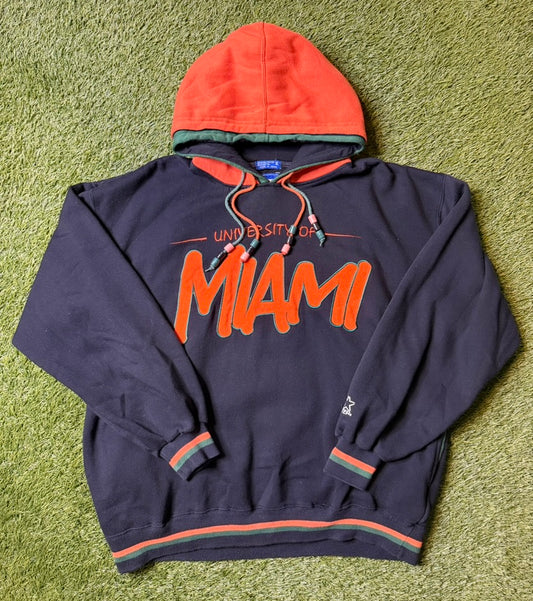 Vintage Miami Hurricanes Beaded Hoodie