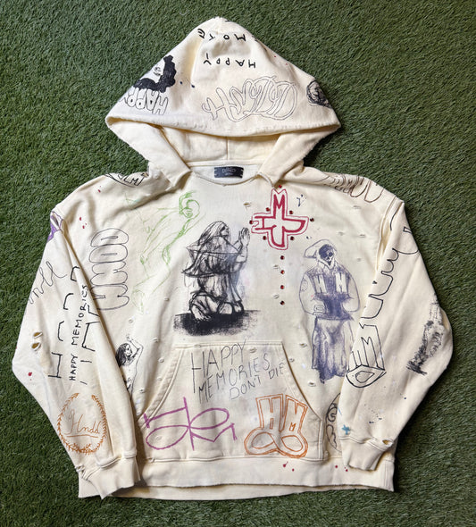 HMDD Sketch Zip Up Hoodie