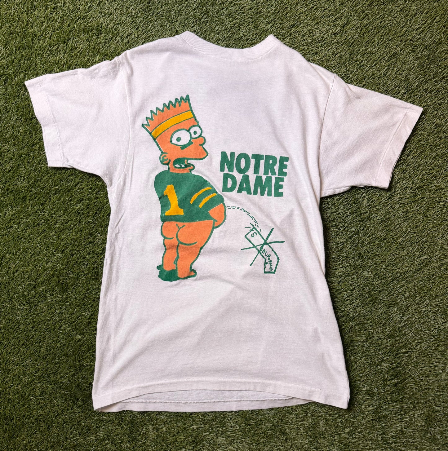 Vintage Bart Notre Dame Cant Touch This T Shirt
