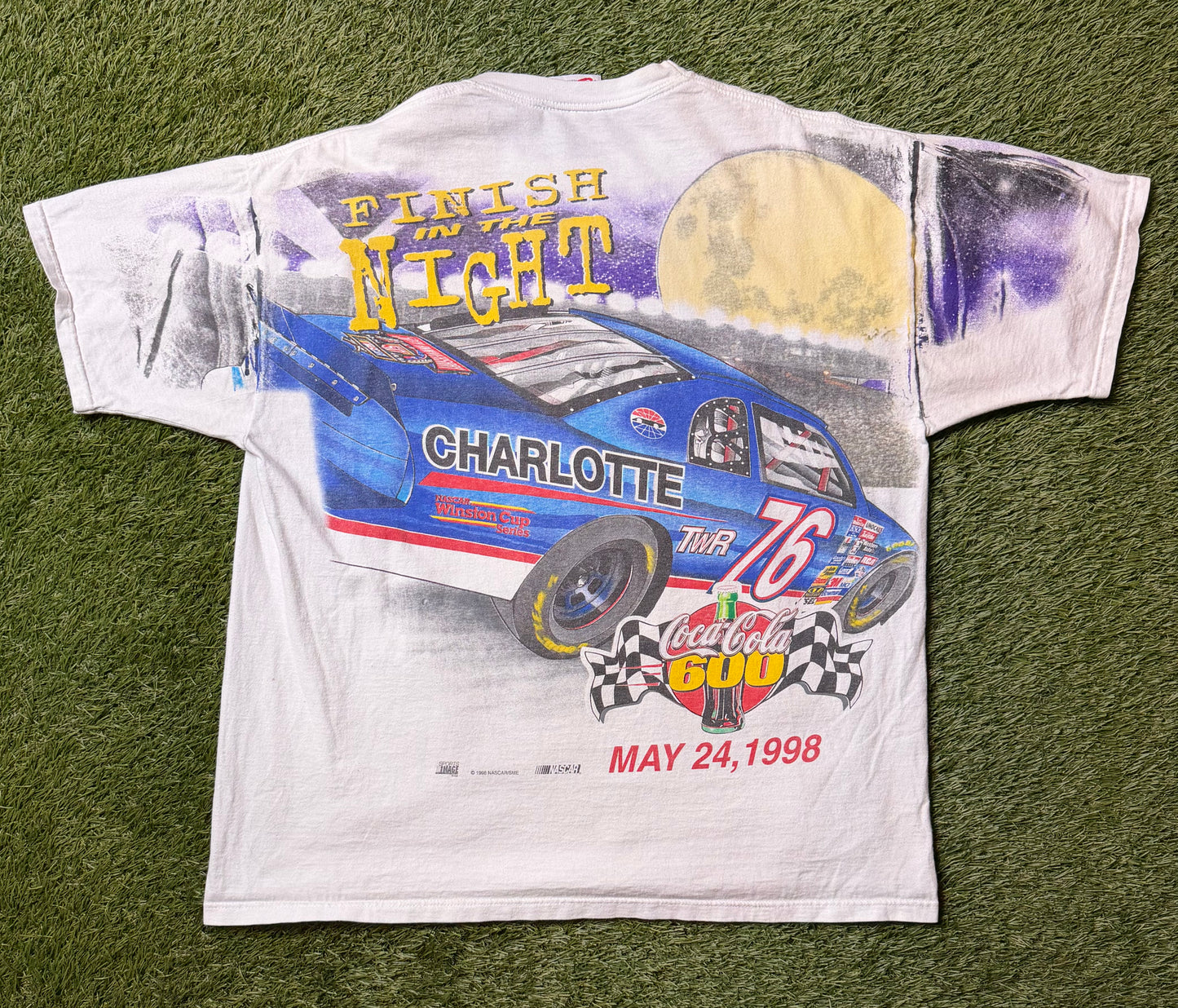 Vintage Nascar 50th Anniversary Charlotte Speedway T Shirt