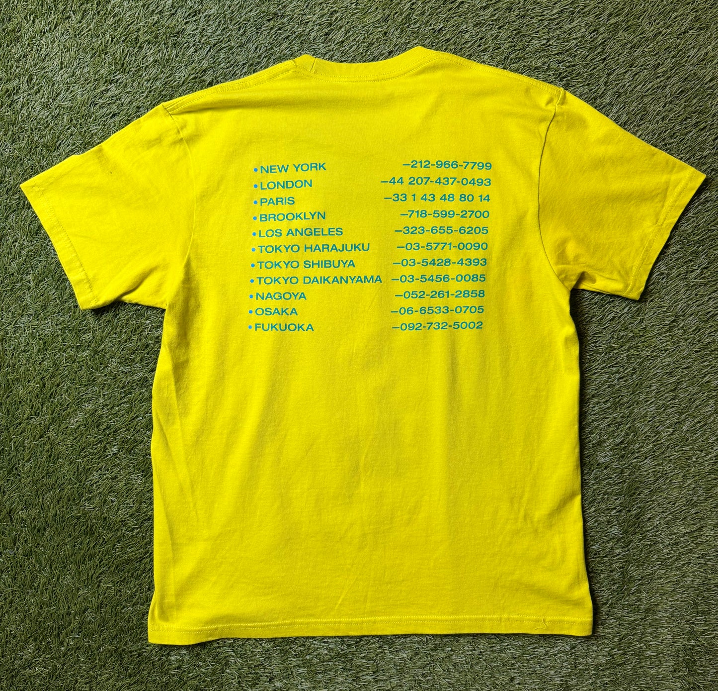 Supreme New Sh*t Sulfur Yellow T Shirt