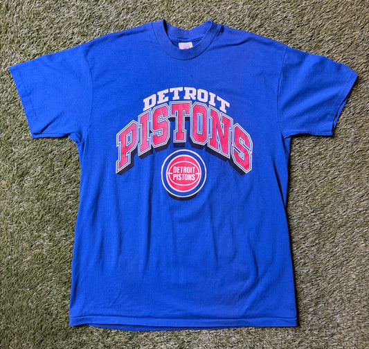 Vintage Logo 7 Detroit Pistons T Shirt