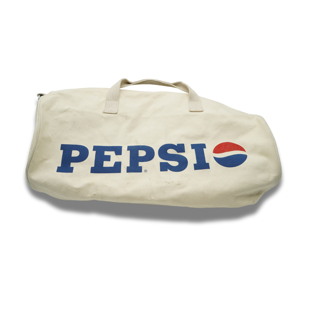 Vintage 80's Canvas Pepsi Duffle Bag