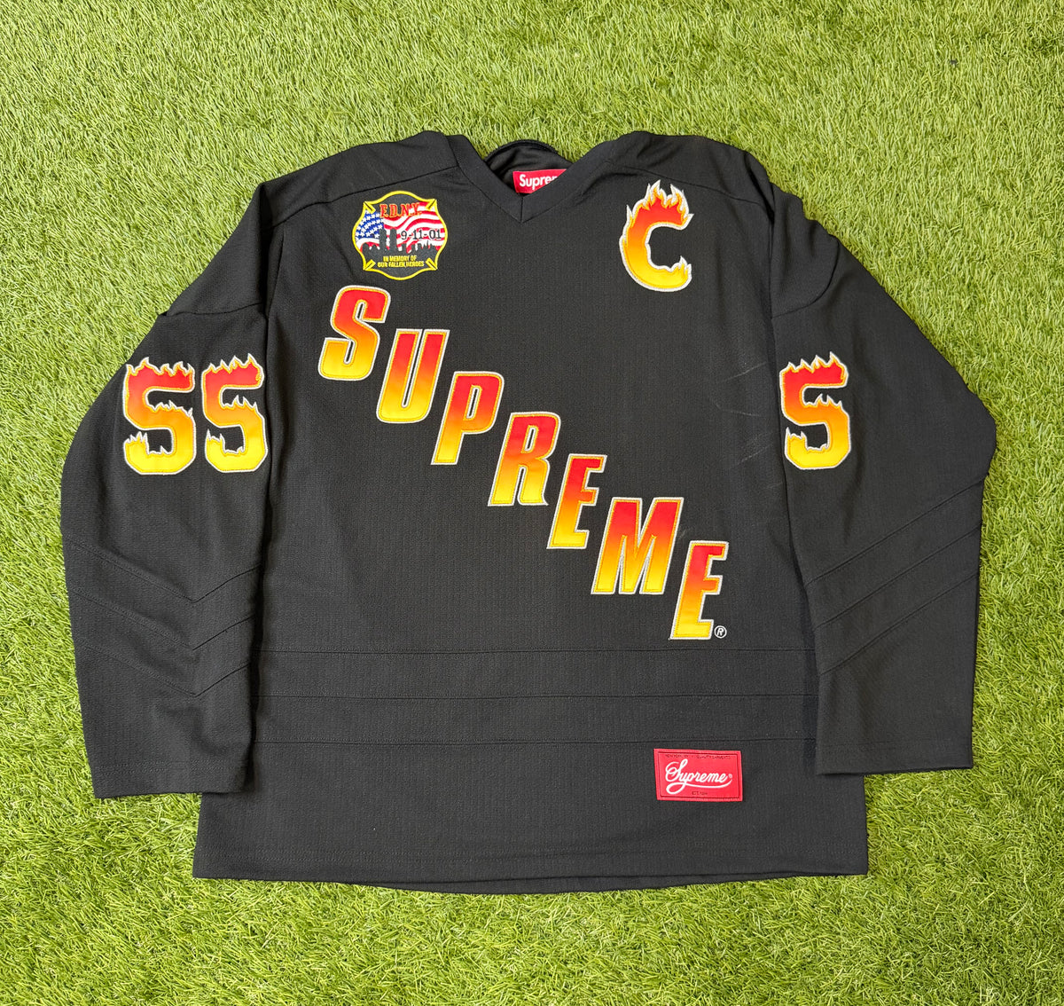 Supreme FDNY Hockey Jersey Black