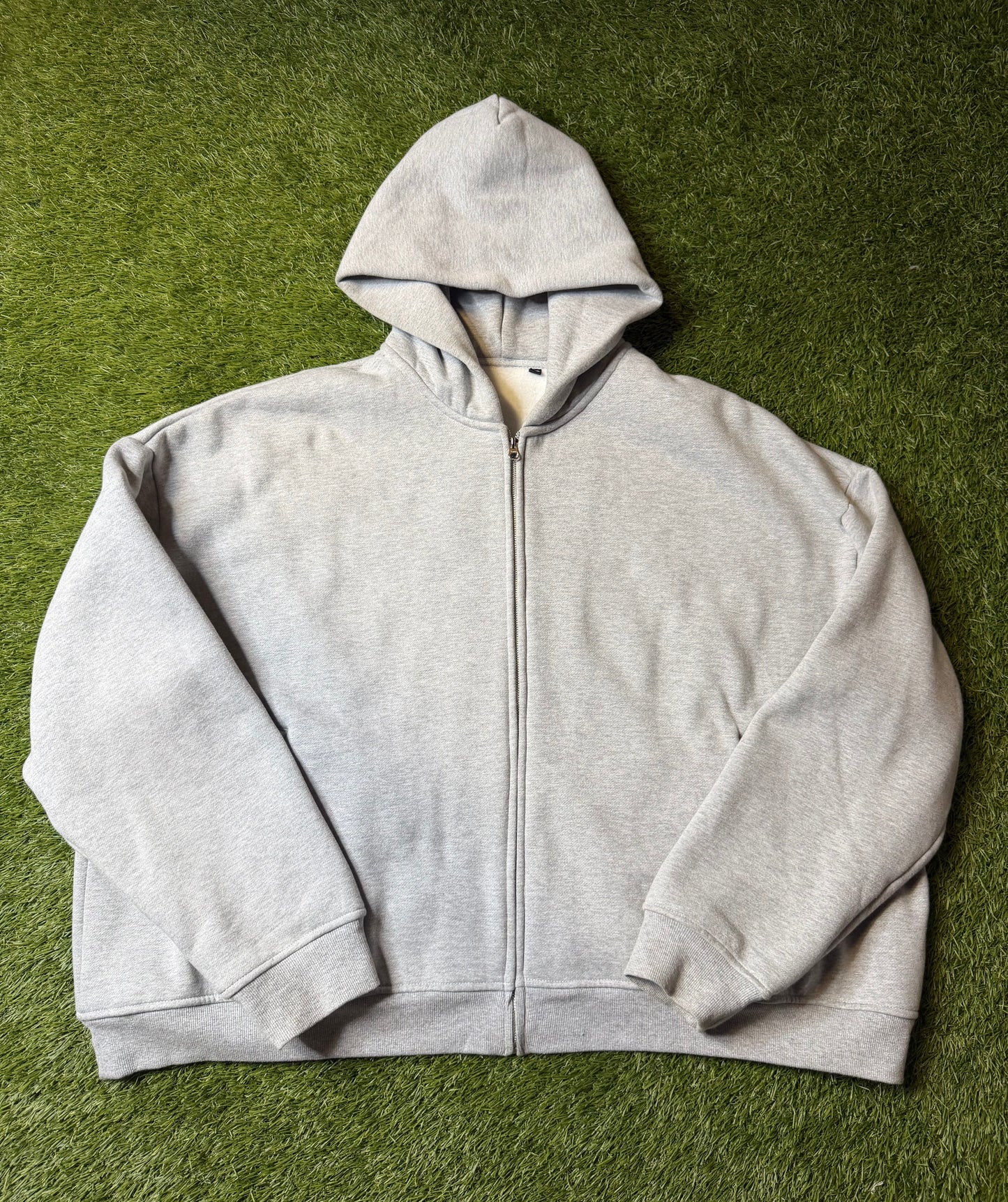 HMDD Blank Zip Up Grey