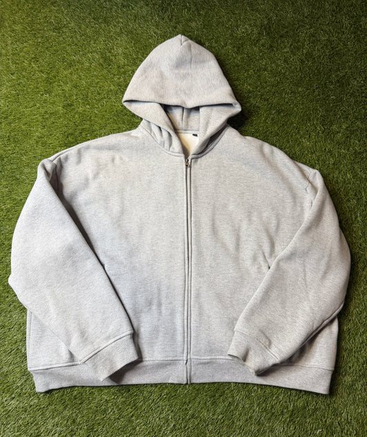 HMDD Blank Zip Up Grey