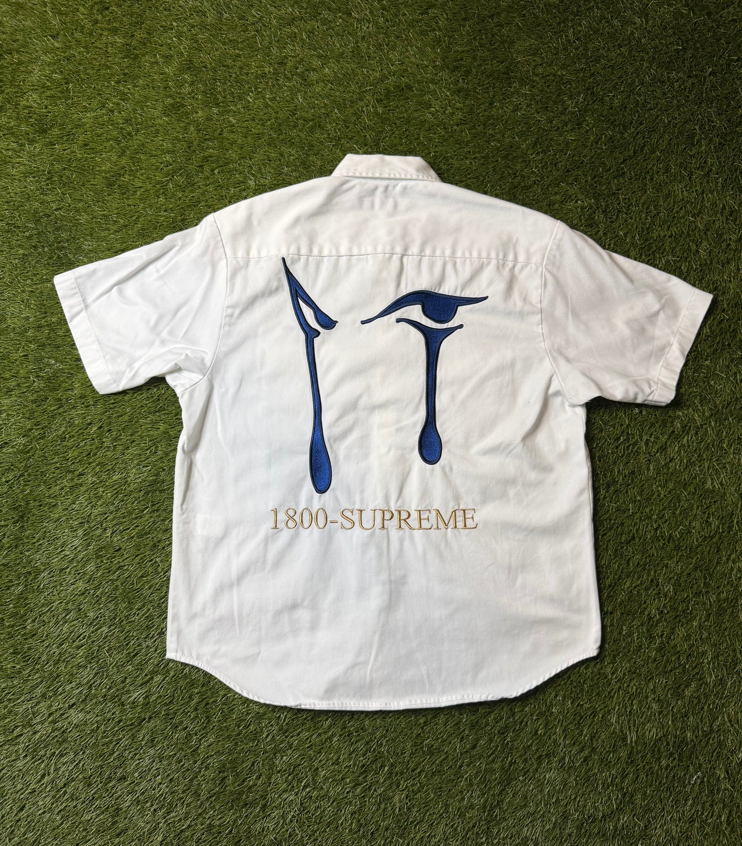 Supreme AOI Eyes S/S Work Shirt White