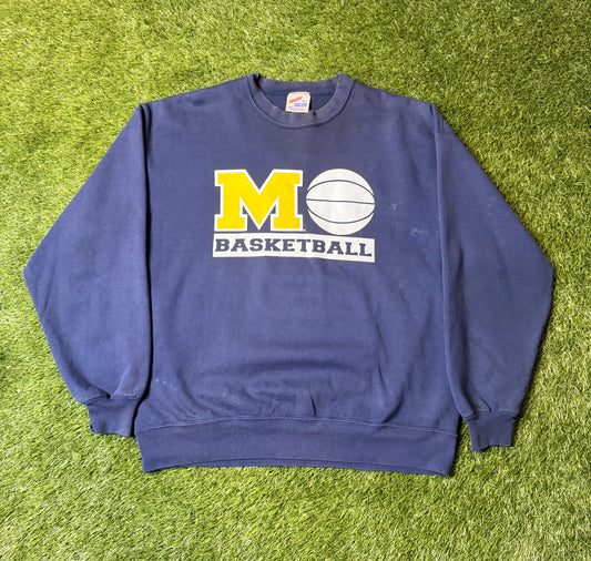 Vintage Michigan Basketball Crewneck
