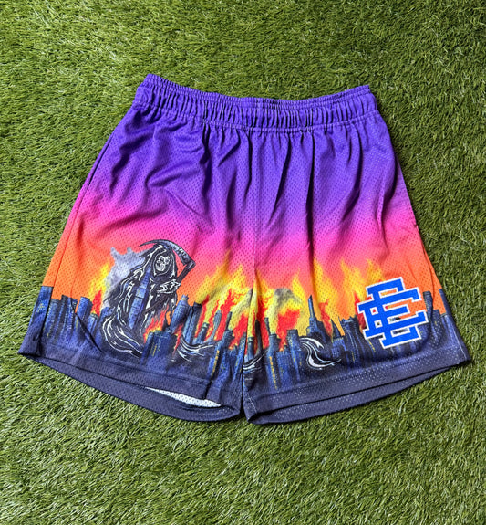 Eric Emanuel Warren Lotas Mesh Shorts