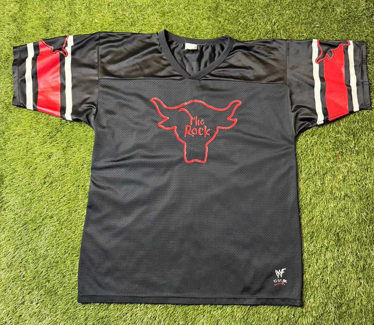 Vintage The Rock WWF Football Jersey