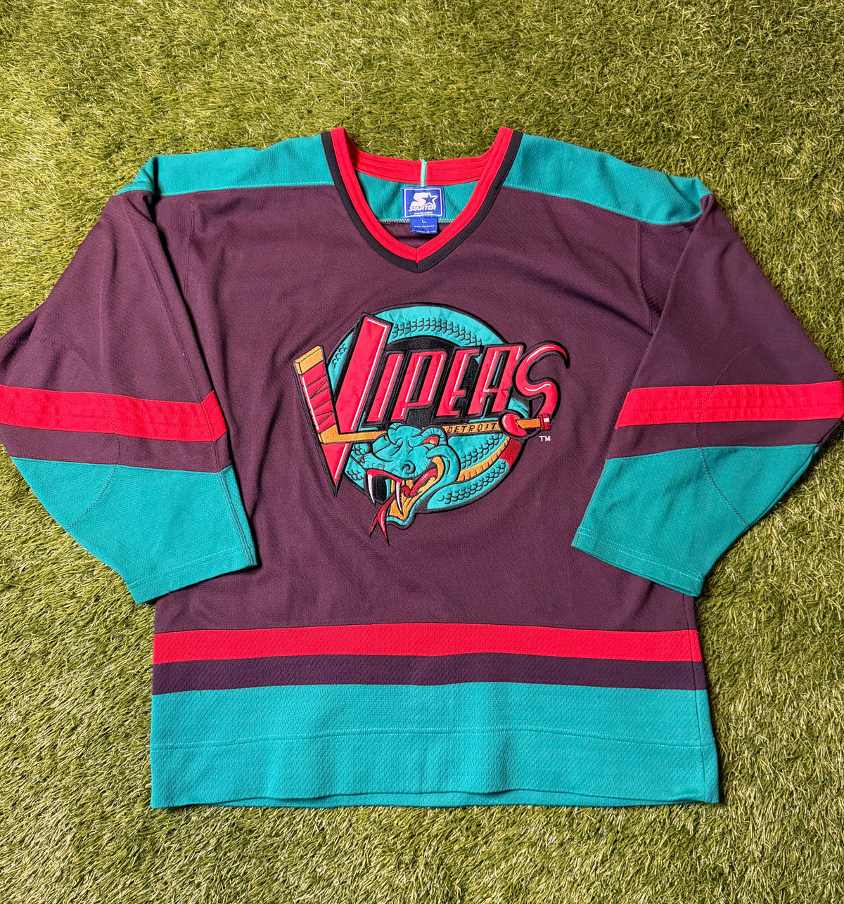 Vintage Detroit Vipers Hockey Jersey