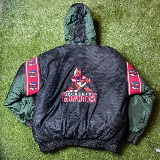 Vintage 90's Phoenix Coyotes Reversible Jacket