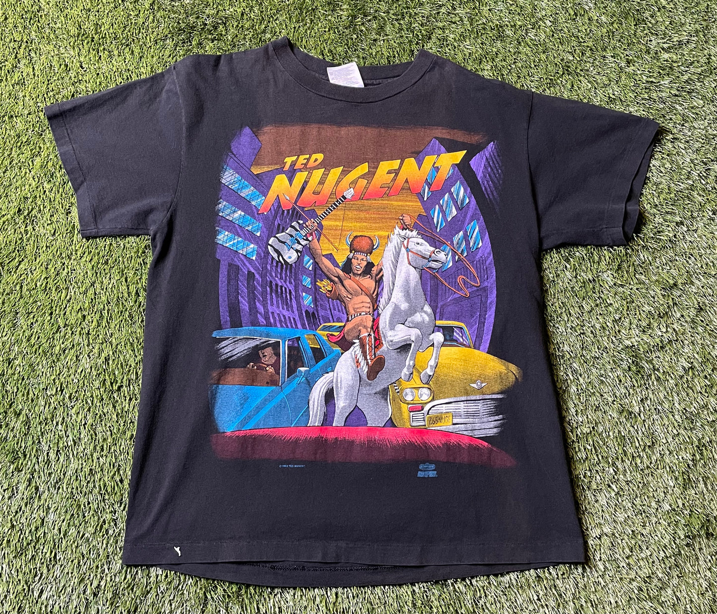 Vintage 90's Ted Nugent Band T Shirt