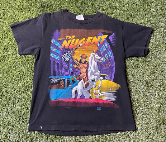 Vintage 90's Ted Nugent Band T Shirt