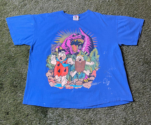 Vintage 1993 Flinstones Dinosaur T Shirt