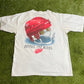 Vintage Detroit Red Wings Helmet T Shirt