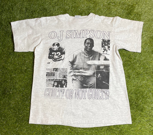 Vintage 90's OJ Simpson AOP T Shirt