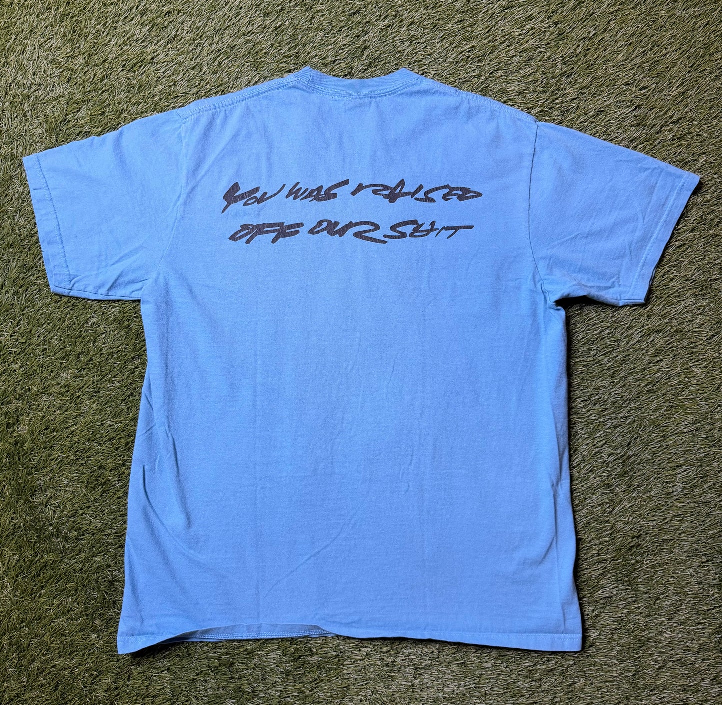 Supreme Futura Box Logo Tee Bright Blue