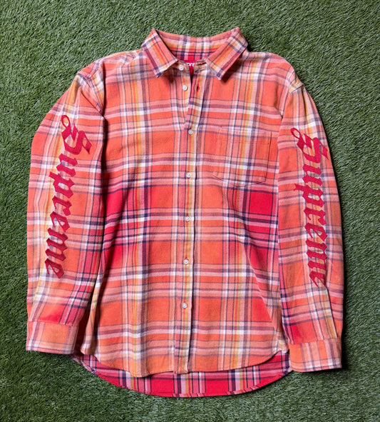 Supreme Old English Plaid Flannel Shirt