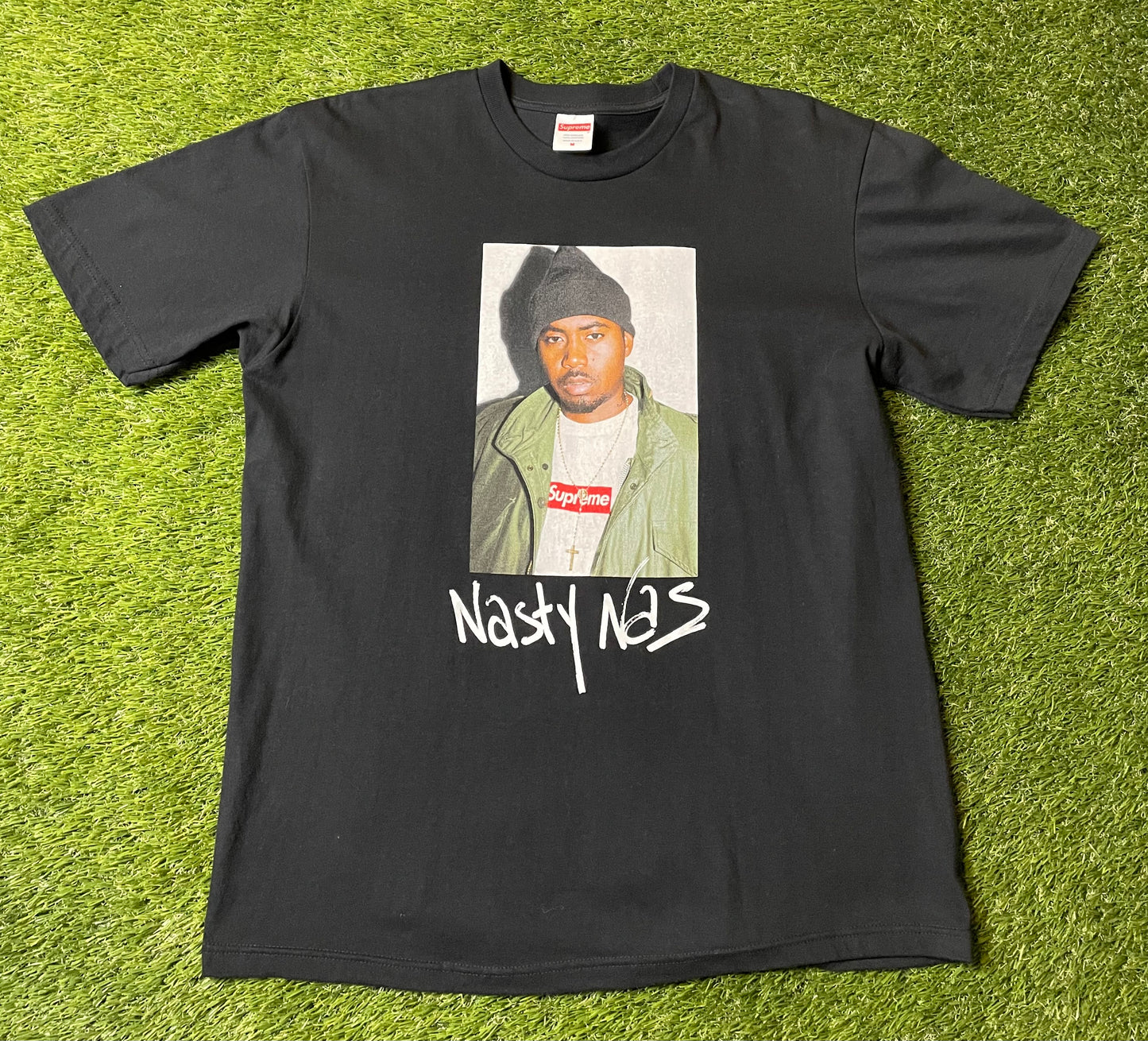 Supreme Nas Tee Black