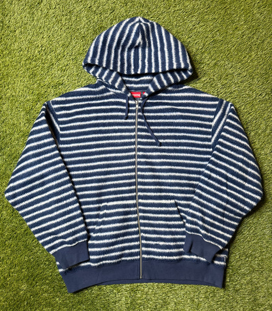 Supreme Brushed Zip Up Hoodie