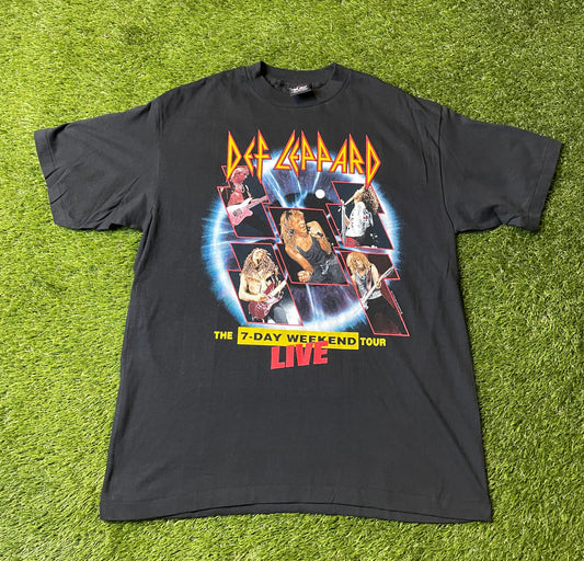 Vintage 1992 Def Leopard Tour T Shirt