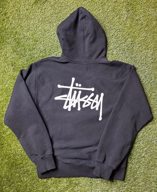 Stussy Black Hooded Sweatshirt
