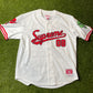 Supreme Mitchell & Ness Downtown Hell Baseball Jersey