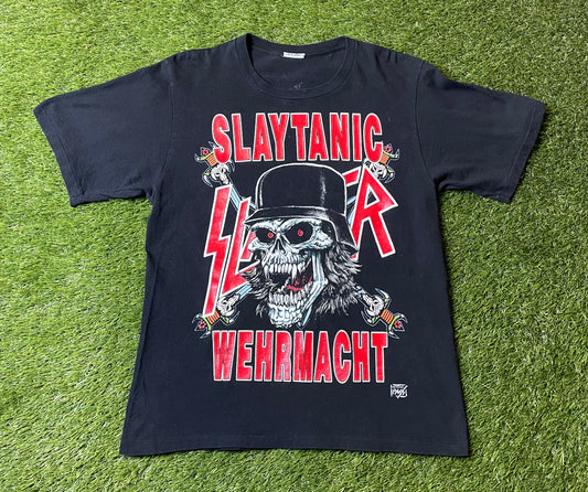 Vintage 1989 Slayer Slatanic Tour T Shirt